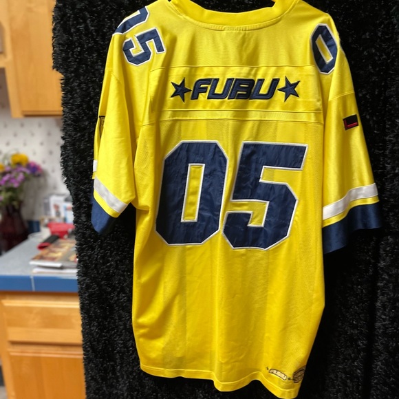 Yellow fubu shirt Clearance